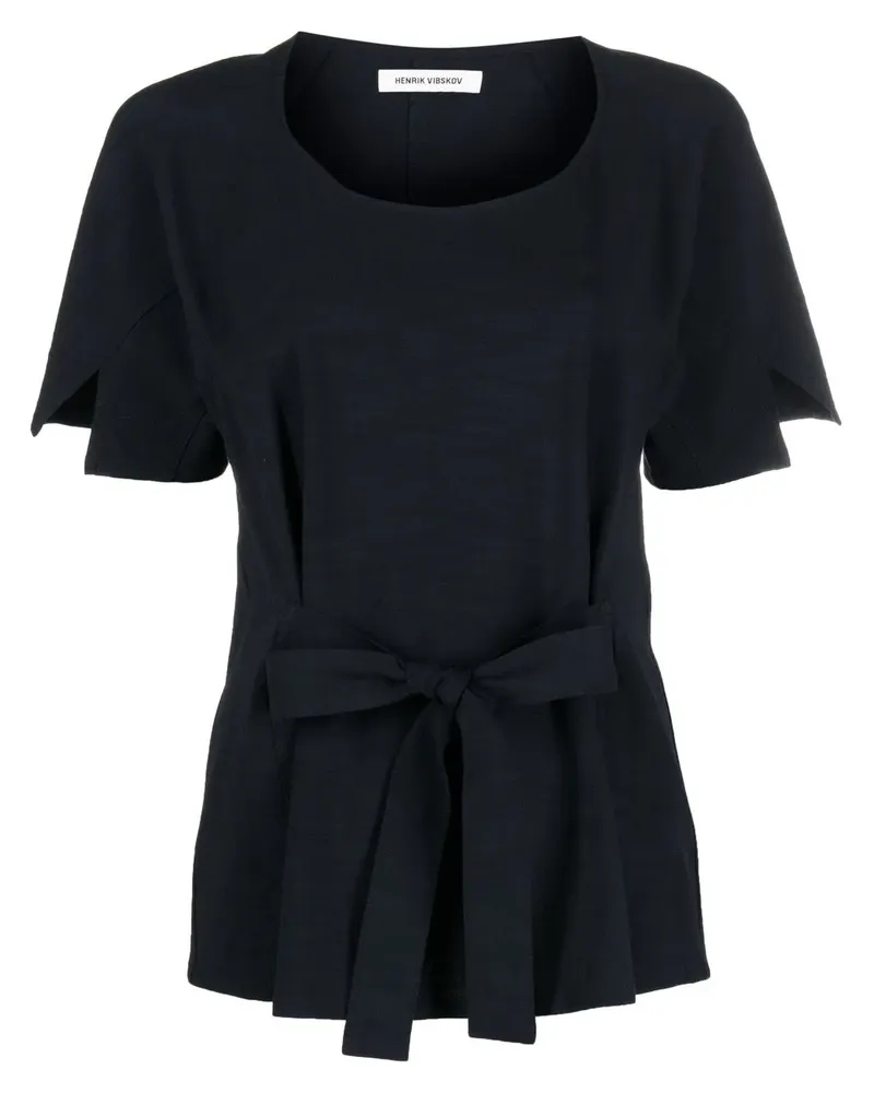 Henrik Vibskov Kurzärmeliges Oberteil - 798 DARK BLUE 798
