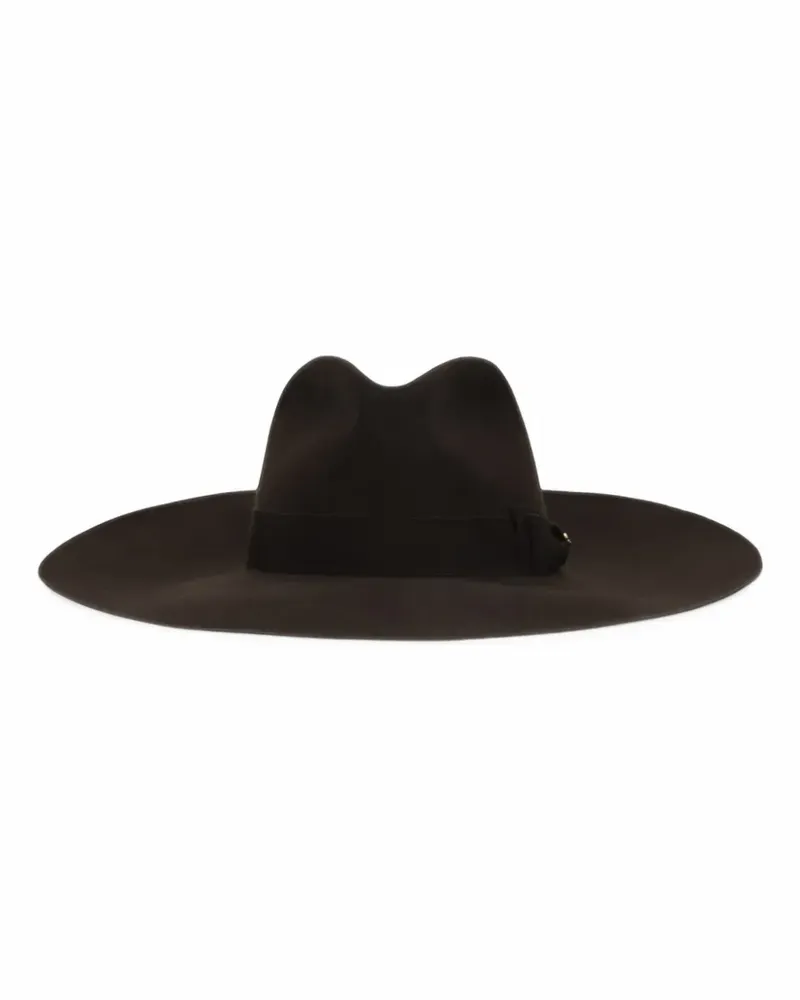 Valentino Garavani VLogo Signature Fedora - Braun Braun