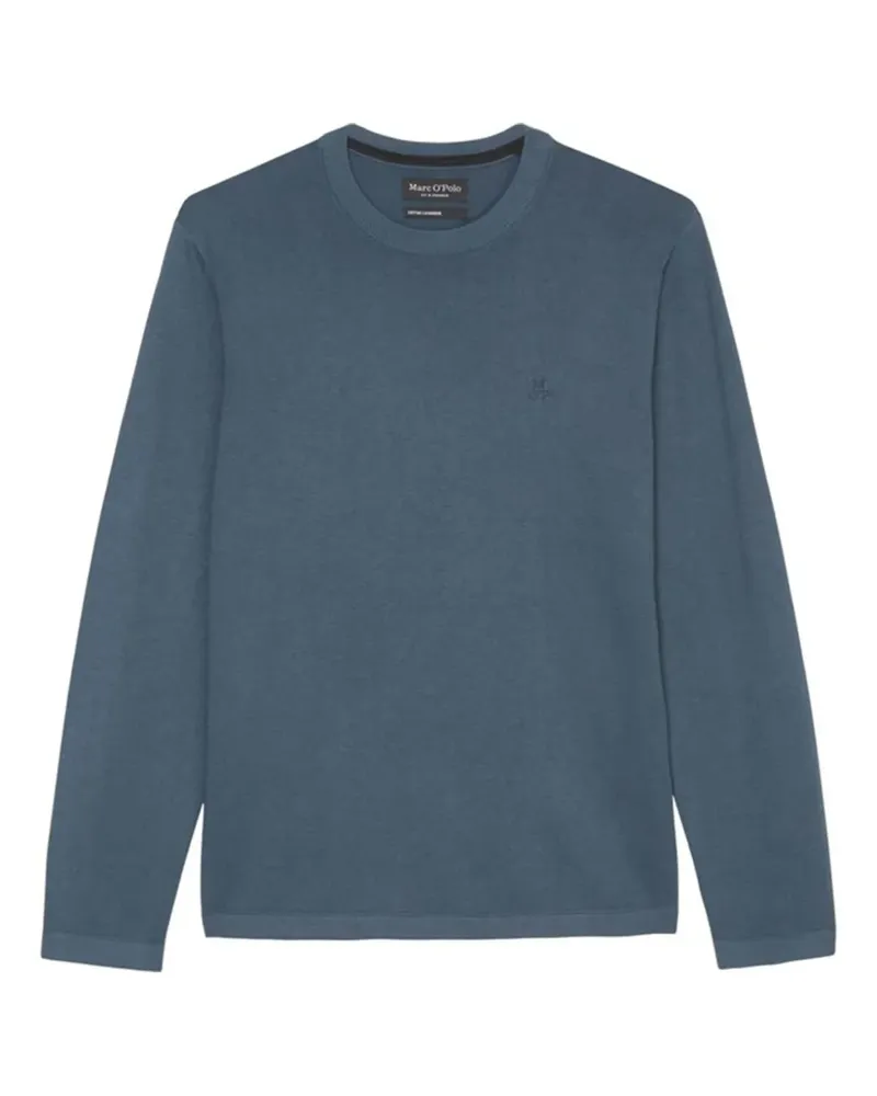 Marc O'Polo Gerippter Pullover - Blau Blau