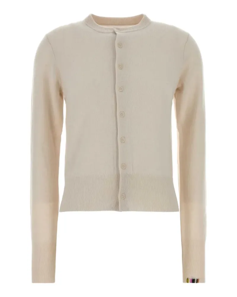 extreme cashmere nº 300 Little 2 cashmere cardigan - Nude Nude