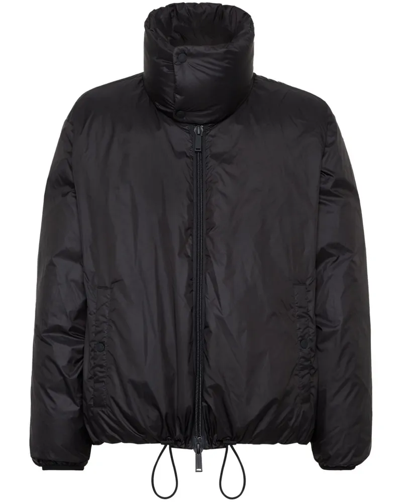 Dsquared2 Gefütterte Jacke mit Stehkragen - Schwarz Schwarz