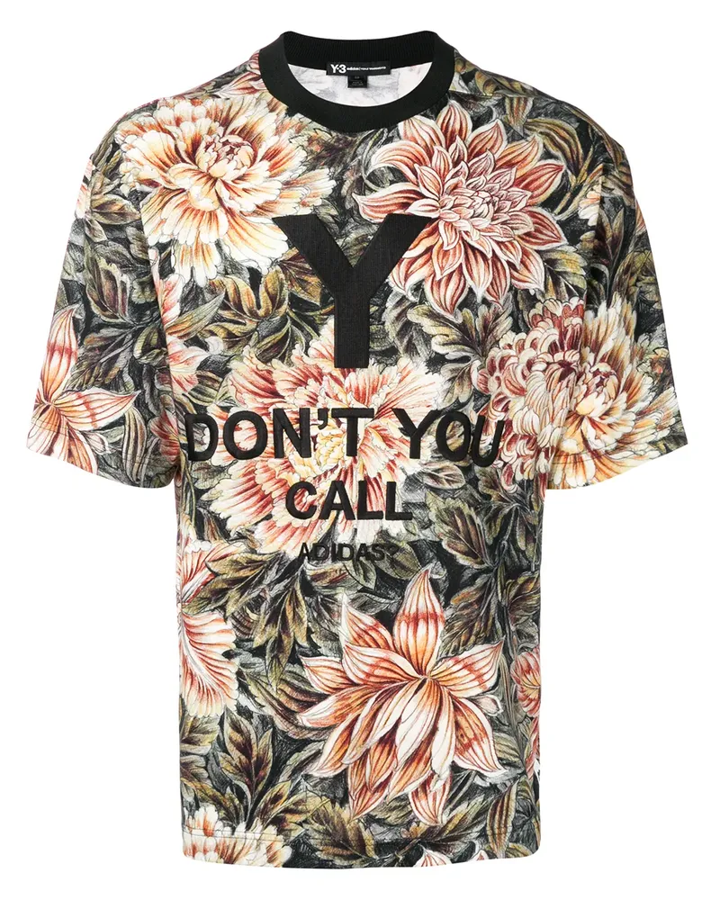 Y-3 T-Shirt mit Print - Schwarz Schwarz