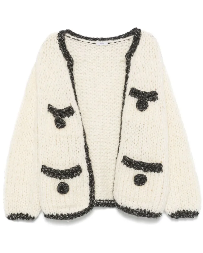 MAIAMI Cardigan aus Bouclé - Nude Nude