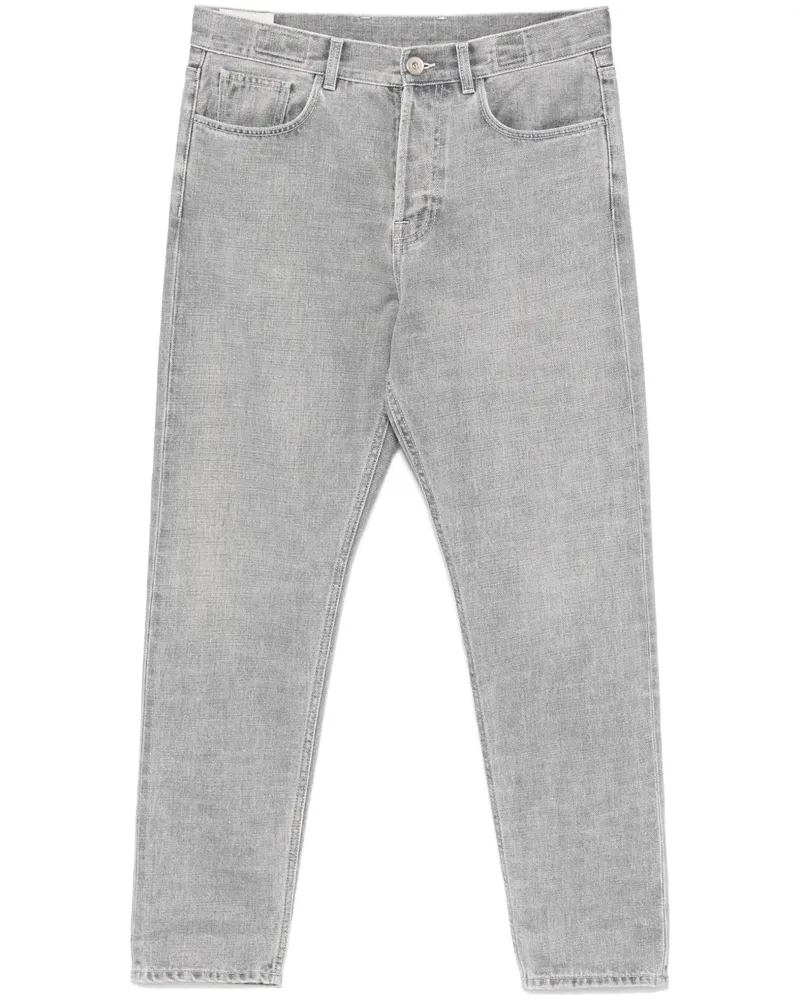 Eleventy Klassische Tapered-Jeans - Grau Grau