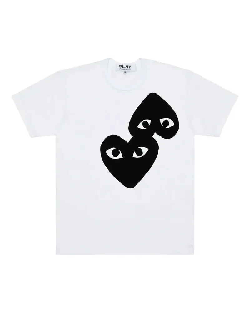 Comme des Garçons logo-print cotton t-shirt - Weiß Weiß