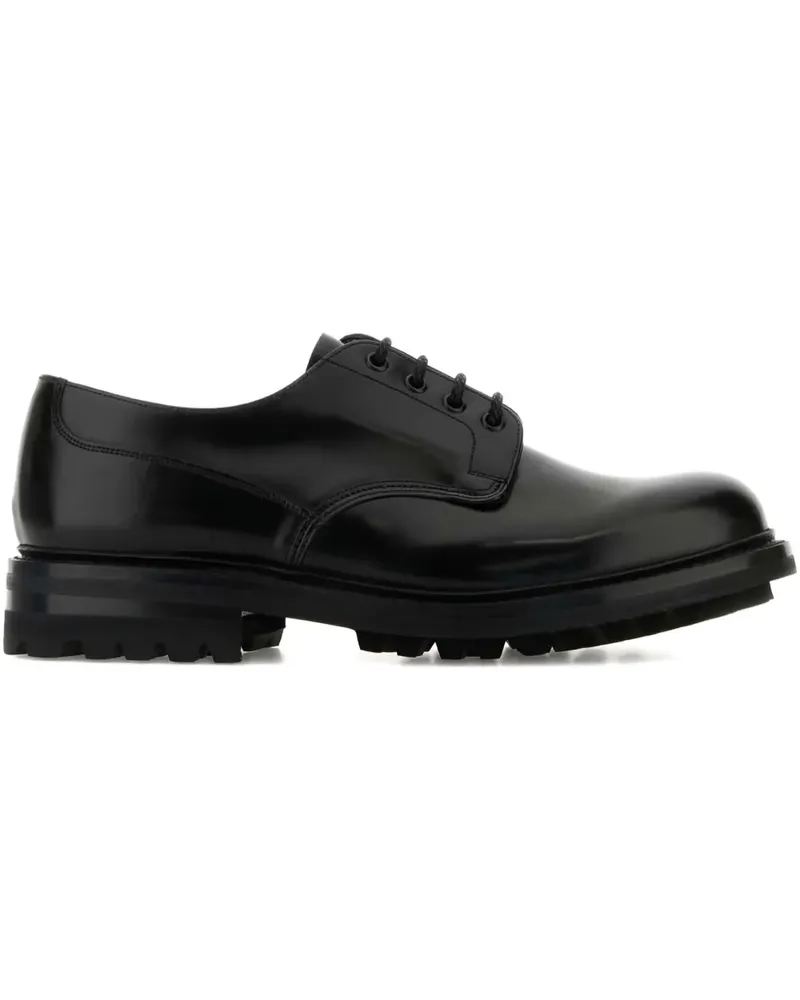 Church's Schnürschuhe mit Glanzoptik - Schwarz Schwarz