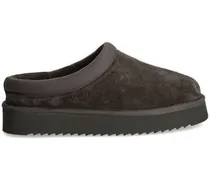 Mules aus Wildleder - Grau