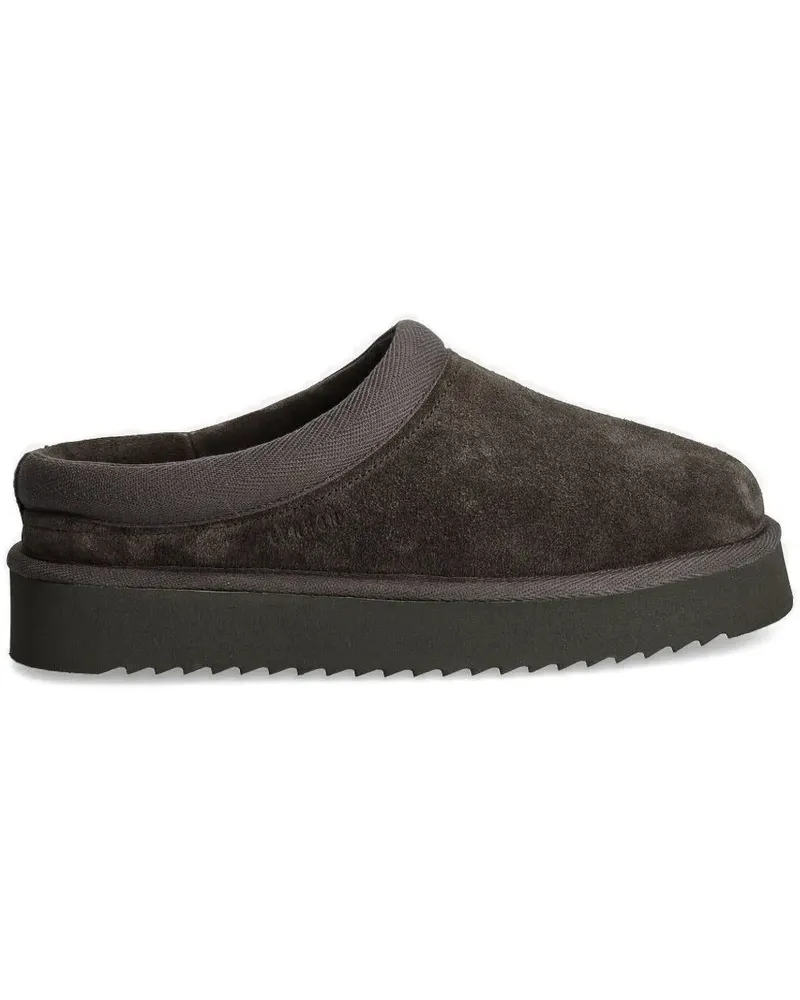 Copenhagen Mules aus Wildleder - Grau Grau
