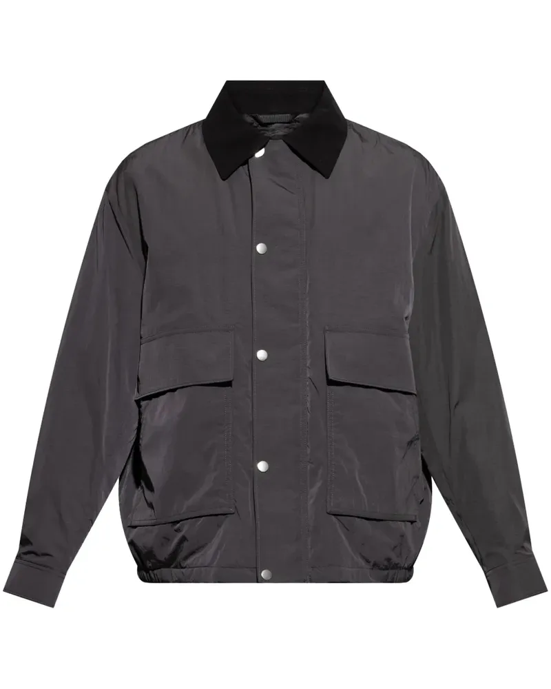 Theory Utility Bomberjacke - Schwarz Schwarz