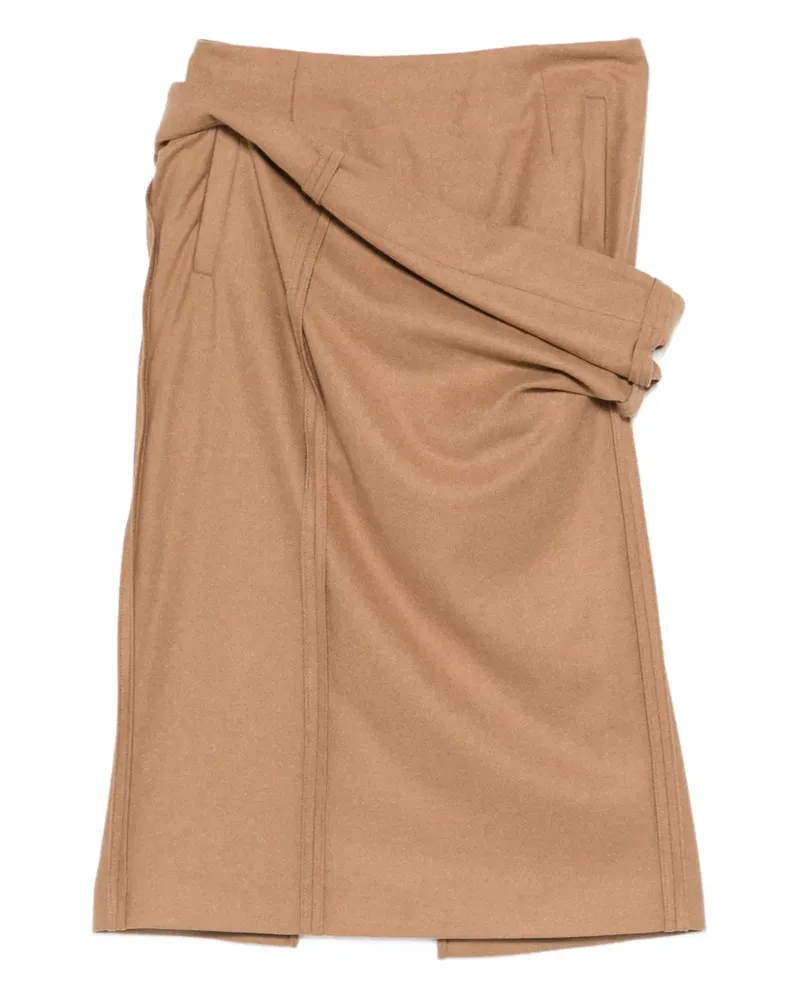 The Garment draped layered midi skirt - Braun Braun