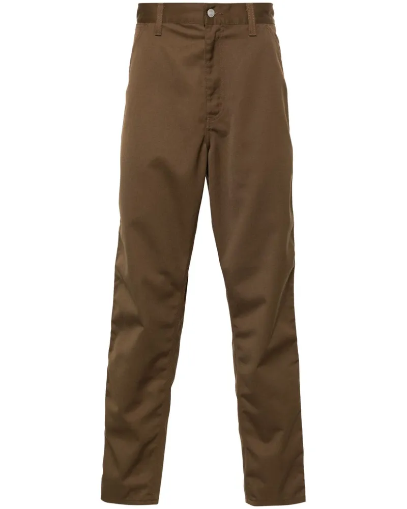 Carhartt WIP Simple Straight-Leg-Hose - Braun Braun