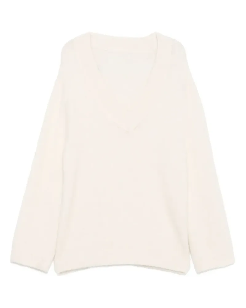 Dorothee Schumacher Pullover mit V-Ausschnitt - Weiß Weiß
