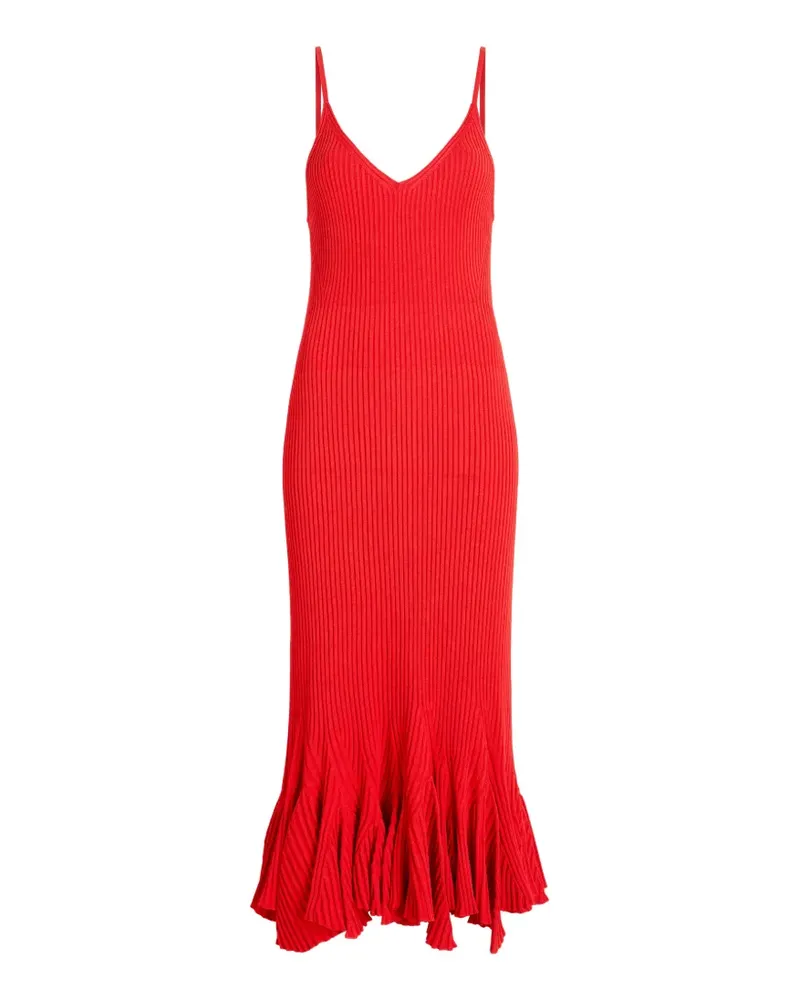 Proenza Schouler Geripptes Giuditta Kleid - Rot Rot
