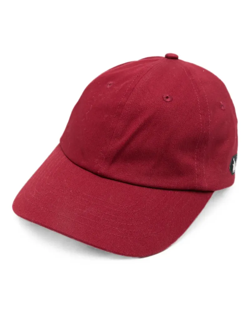 Lanvin logo-patch baseball cap - Rot Rot
