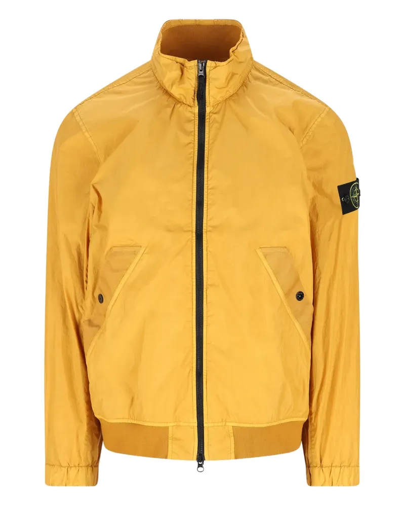 Stone Island zip Compass jacket - Gelb Gelb