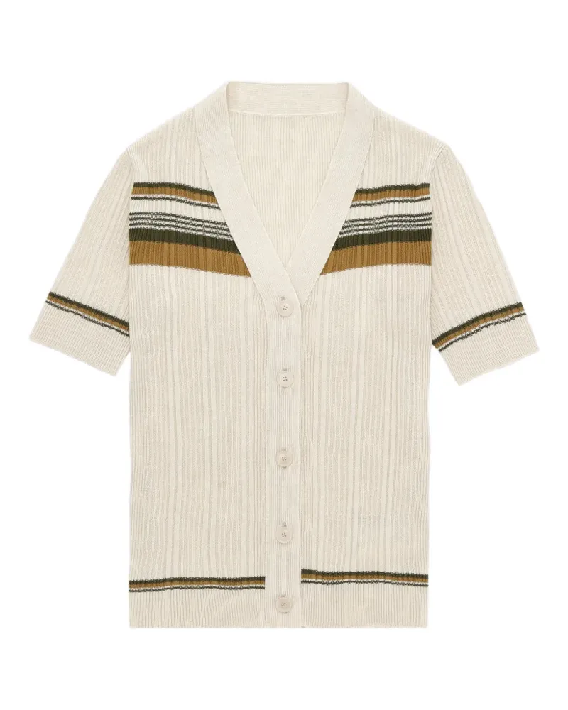 Fortela striped button shirt - Nude Nude