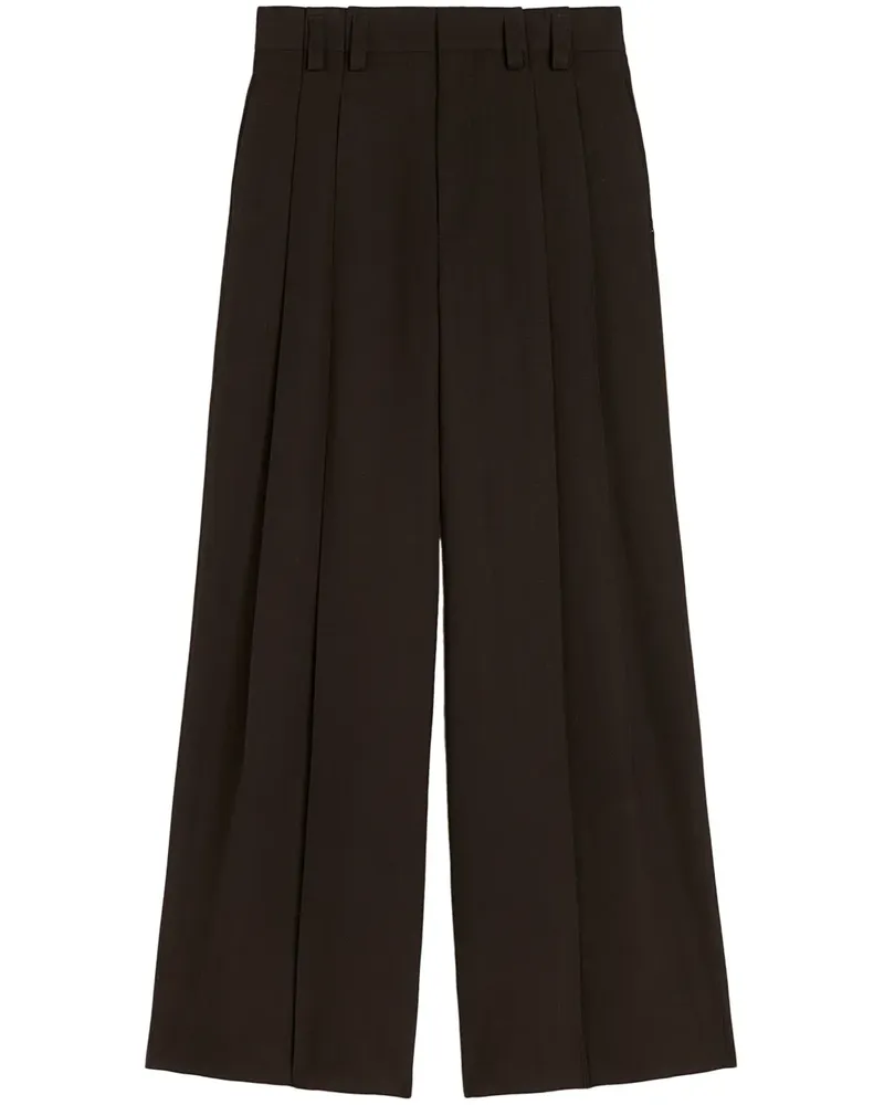 Jil Sander Hose mit Bundfalten - Braun Braun