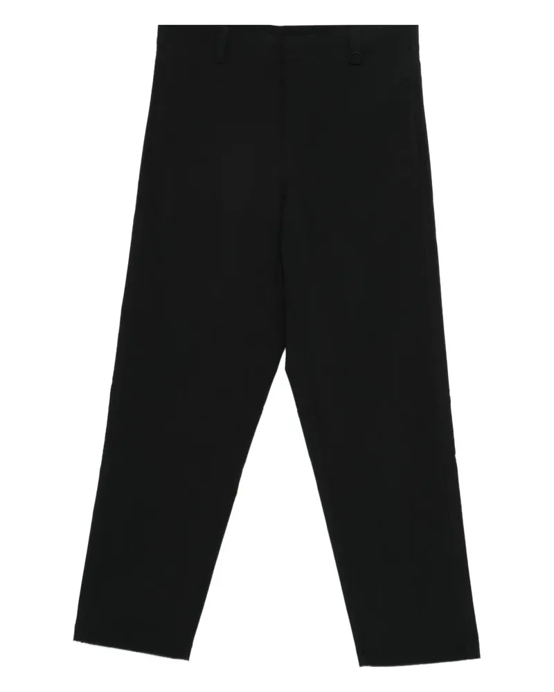 Herno Hose mit geradem Bein - Schwarz Schwarz