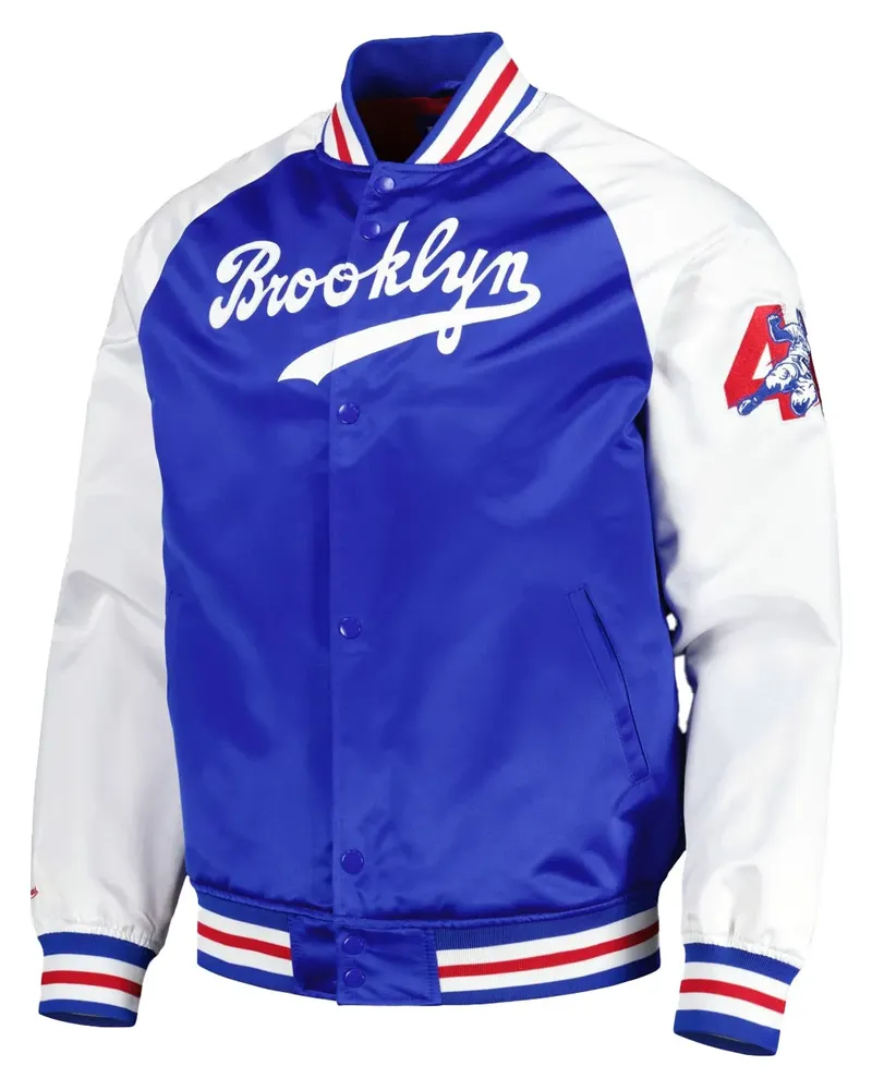Mitchell & Ness Brooklyn Dodgers Jackie Robinson Legends Jacke - Blau Blau