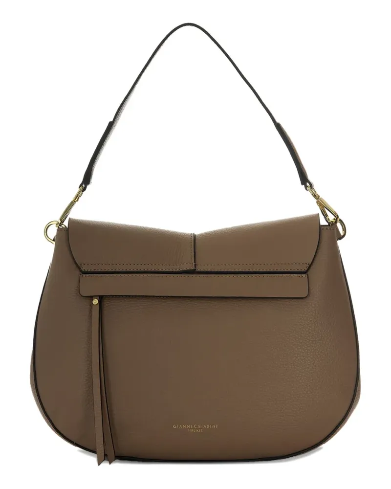 Gianni Chiarini Halbrunde Schultertasche - Braun Braun