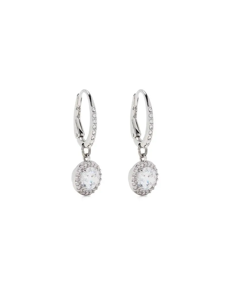 Swarovski Una Hängeohrringe - Silber Silber