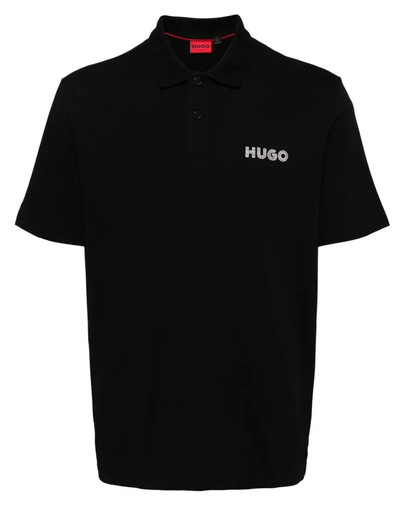 HUGO BOSS Drocholo Poloshirt - Schwarz Schwarz