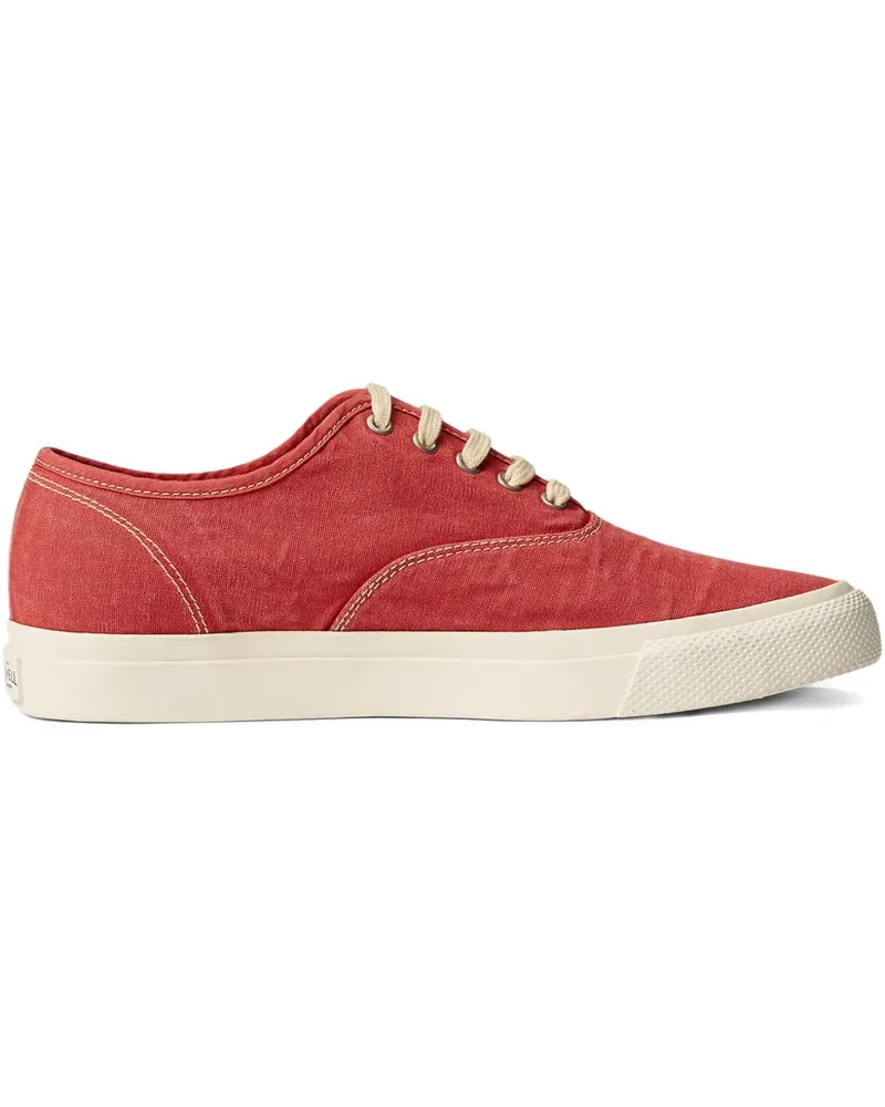 Ralph Lauren Sneakers aus Canvas - Rot Rot