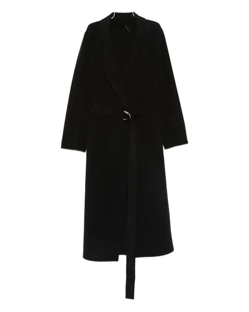 MARELLA belted coat - Schwarz Schwarz