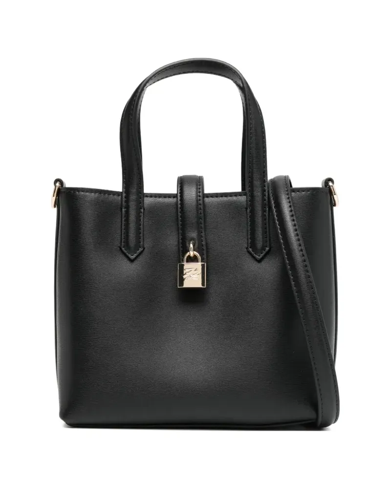 Karl Lagerfeld Mini Kautograph Tote Bag - Schwarz Schwarz