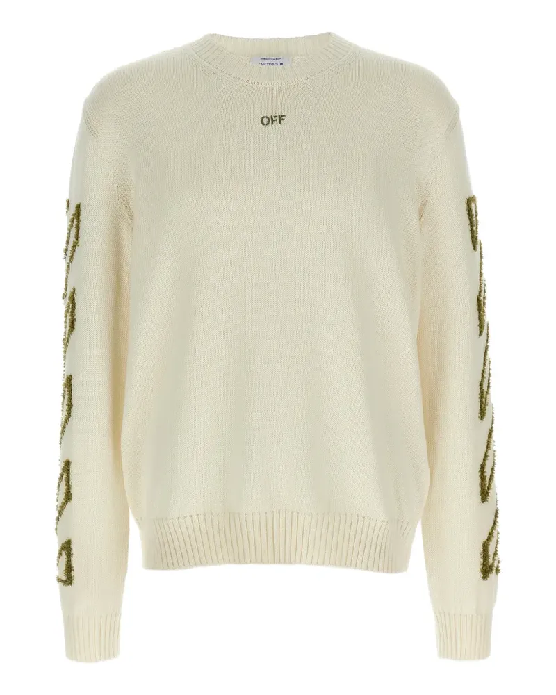 OFF-WHITE 3D Diag Outline sweater - Nude Nude