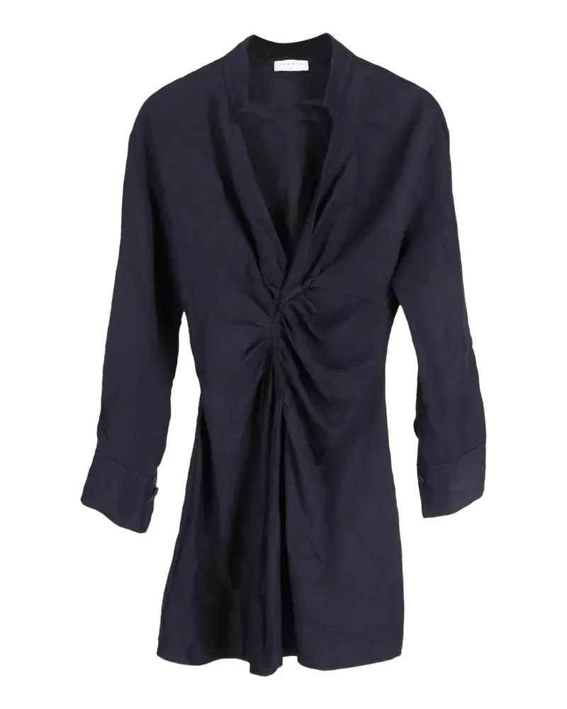 Sandro gathered front dress - Blau Blau