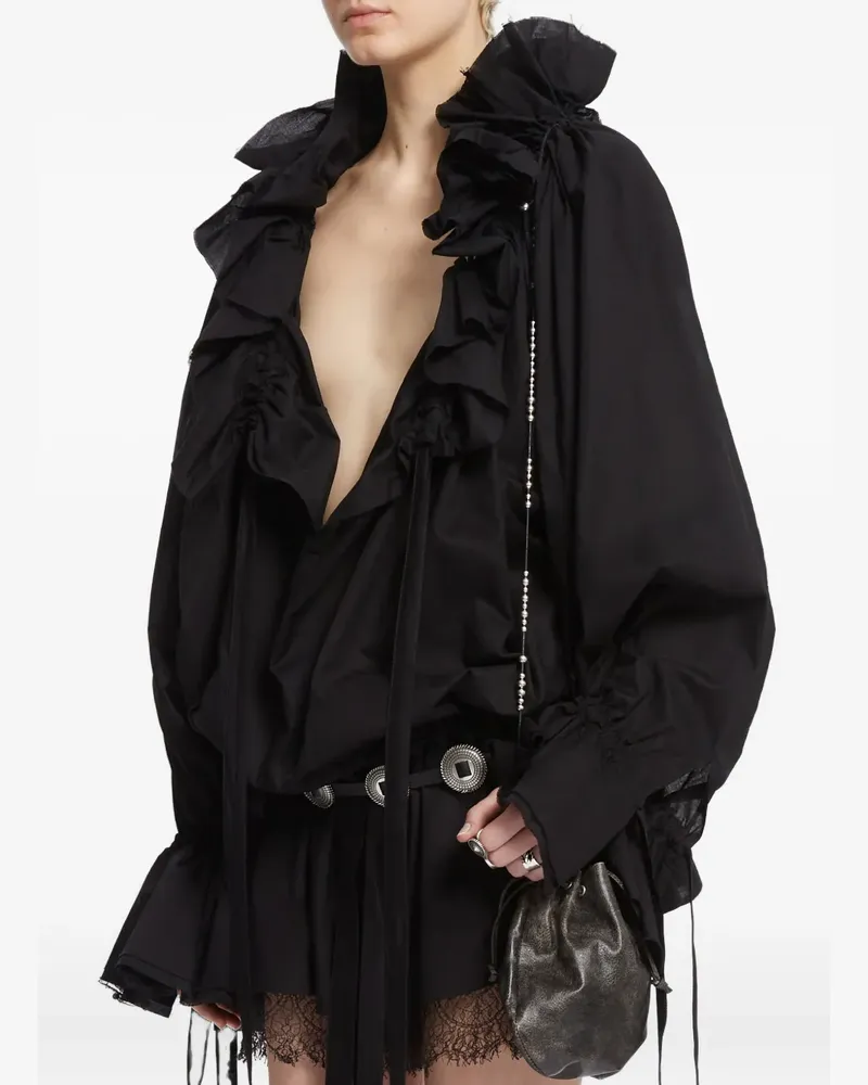 Ann Demeulemeester small Dilla cross body bag - Schwarz Schwarz