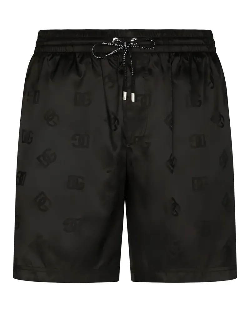 Dolce & Gabbana Badeshorts mit Polka Dots - Weiß Weiß