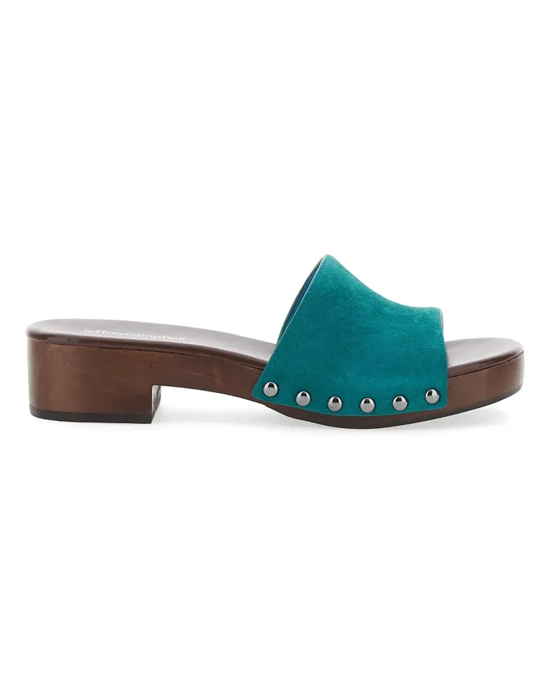 Jeffrey Campbell Cambrie stud-embellished suede sandals - Blau Blau