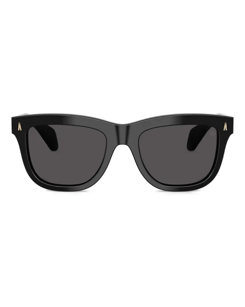Moncler Bronzz Sonnenbrille mit eckigem Gestell - Schwarz Schwarz