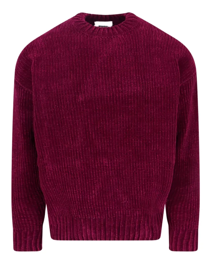 BONSAI Gerippter Pullover - Rot Rot