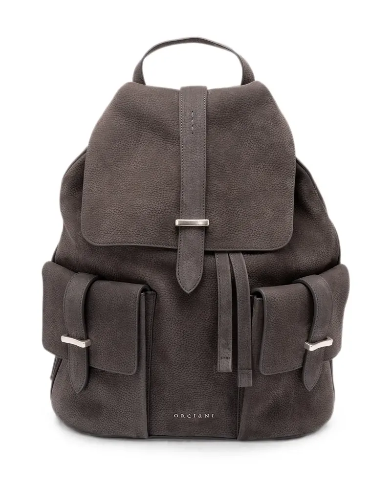 Orciani Nabucco leather backpack - Grau Grau