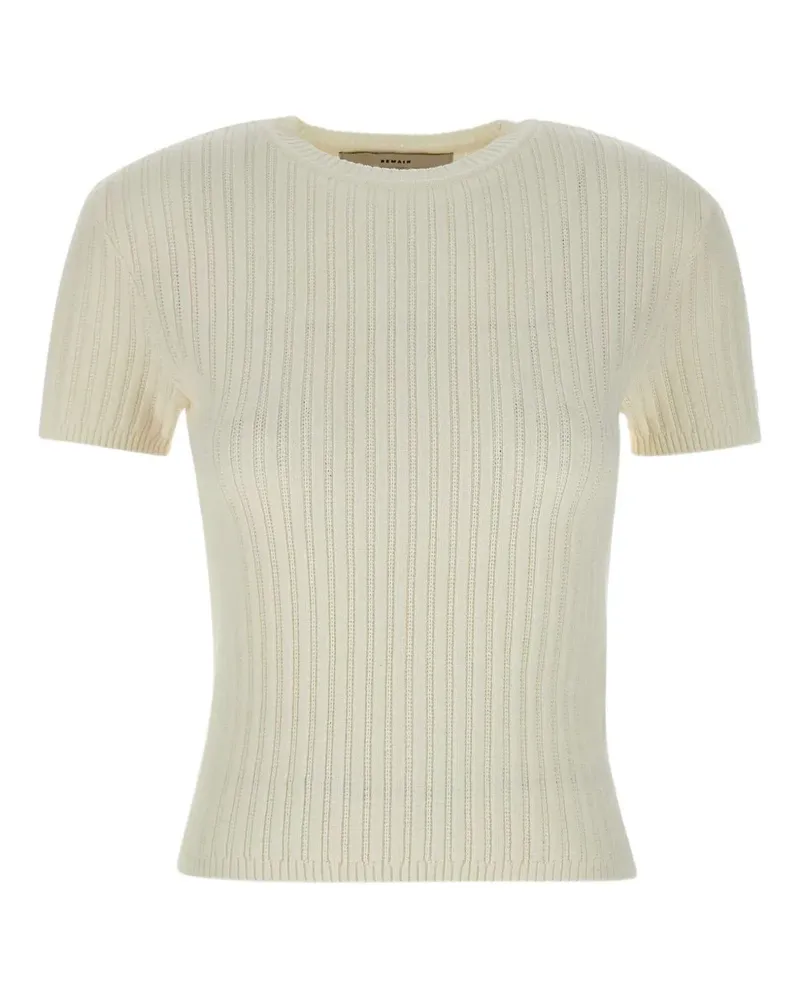 REMAIN Gestricktes T-Shirt - Nude Nude