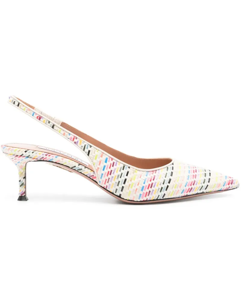 Aquazzura New Purist Pumps 50mm - Weiß Weiß