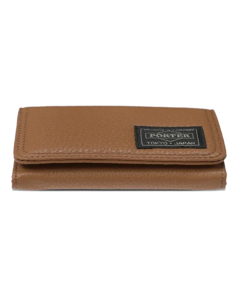 PORTER-YOSHIDA & CO leather cardholder - Nude Nude