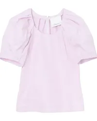 3.1 phillip lim Bluse mit Puffärmeln Violett