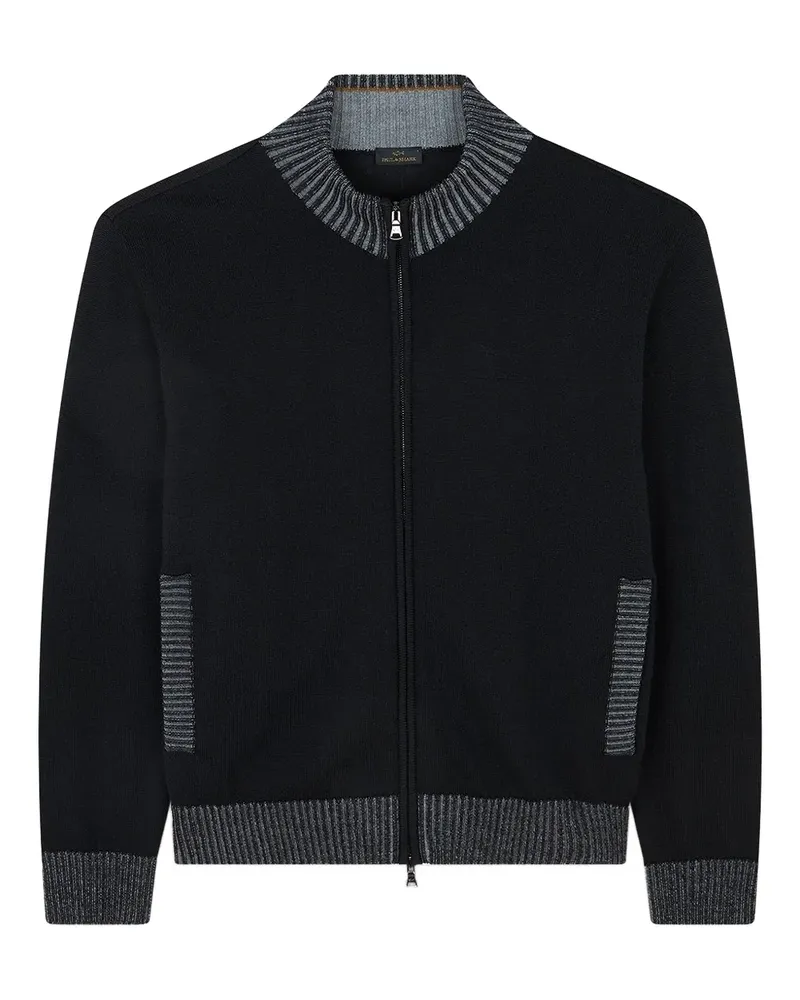 Paul & Shark zipped cardigan - Schwarz Schwarz