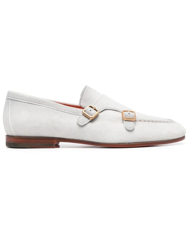 Santoni Klassische Monk-Schuhe - Grau Grau