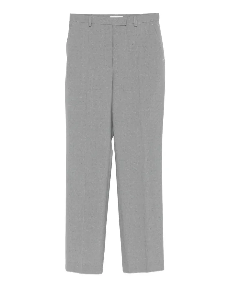 Jil Sander pressed-crease tailored trousers - Grau Grau