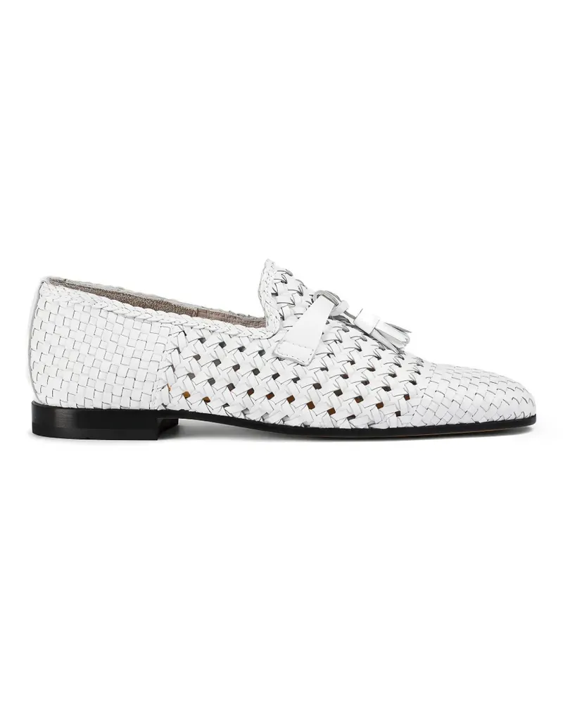 Doucal´s woven loafers - Weiß Weiß