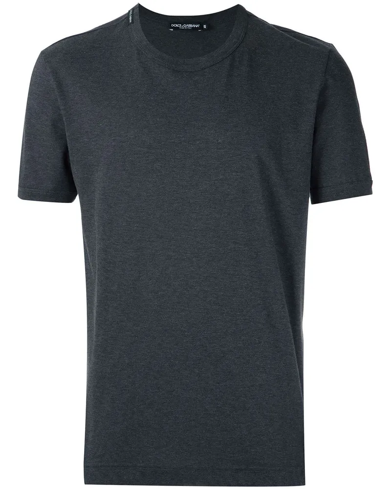 Dolce & Gabbana T-Shirt mit Rundhalsausschnitt - Grau Grau