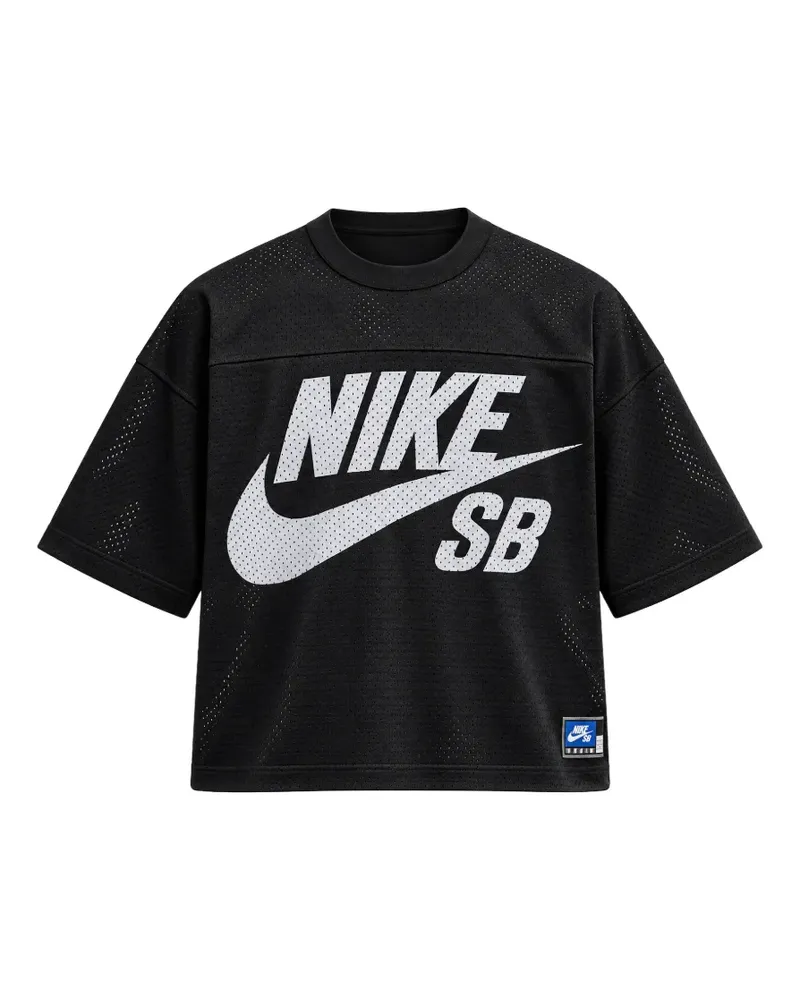 Nike SB T-Shirt aus Mesh - Schwarz Schwarz