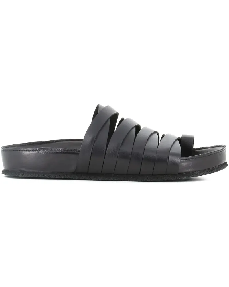 Pantanetti Sandalen mit Riemen - Schwarz Schwarz