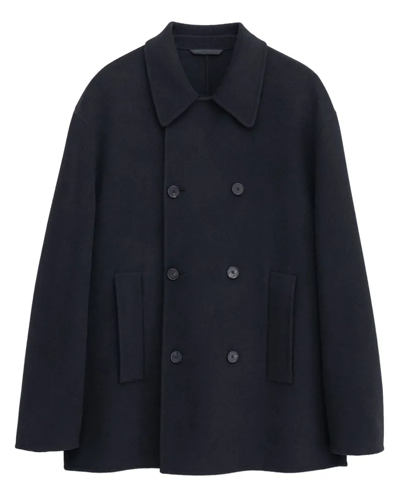 Filippa K Doppelseitige Cabanjacke Schwarz