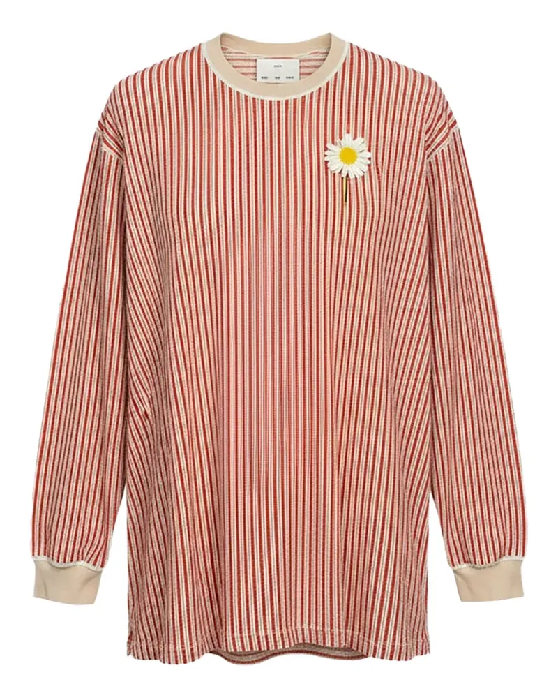 Song For The Mute Flower Sweatshirt mit rundem Ausschnitt - Rot Rot